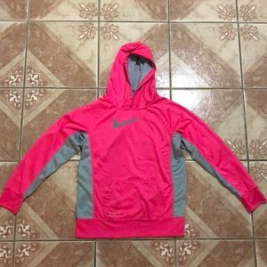 Pink and Grey Nike Kid’s hoodie